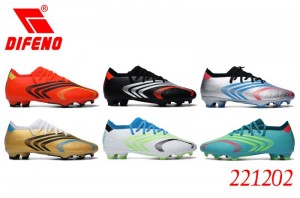DIFENO Antypoślizgowe kolce Sznurowane buty piłkarskie Antypoślizgowa podeszwa zewnętrzna Szerokie męskie i damskie kolce piłkarskie Messi World Cup wysokiej klasy buty piłkarskie z prawdziwej trawy