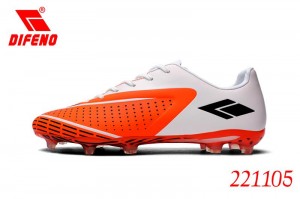 DIFENO Chaussures de football de sport basses à crampons longs, sol solide, chaussures de football à crampons antidérapantes