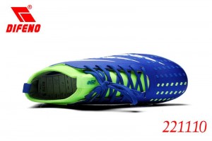 DIFENO Futbol Shoes Lîstika profesyonel a hundurîn a neynûka şikestî ya mêran, pêlavên pêlavên dirêj ên li dijî şûştinê yên populer