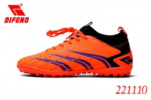 DIFENO Futbol Shoes Lîstika profesyonel a hundurîn a neynûka şikestî ya mêran, pêlavên pêlavên dirêj ên li dijî şûştinê yên populer