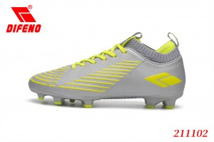 Pantofi de fotbal DIFENO respirabili, care absorb șocuri, antiderapante, unghii pentru gazon de joc, unghii rupte, antrenament cu iarbă artificială, piele sport pentru cinci persoane