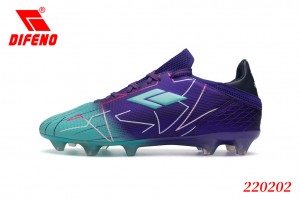 DIFENO Lage sneakers voor buitentraining Lange voetbalschoenen met spikes op elastische ondergrond Antislip schoenen voor gazons met spijkers