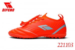 ДИФЕНО Фудбалски професионални спортски обувки за обука за надворешни спортски обувки со цврста земја против лизгање нокти еластични мелени обувки за тревник