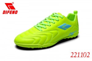 DIFENO รองเท้าฟุตบอลบุรุษและสตรีป้องกันการลื่นไถลทนต่อการสึกหรอรองเท้าฝึกซ้อมในร่มสำหรับสนามหญ้า