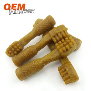 Κοτόπουλο με γεύση κολοκύθας Dental Toothbrush Dog Dental Chews Factory Χονδρική και OEM