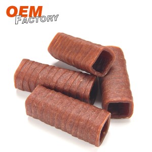 Hollow and screwed Dental Care Bone with Duck Long Lasting Dog Chews Wholesale and OEM