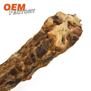 Dryed Turkey Neck Natural Dog Chew Treat လက်ကားနှင့် OEM