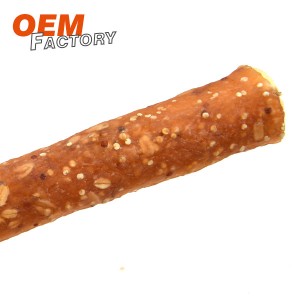 Popcorn Sticks with Chicken with Oats and Chia Seed Natural Dog Chews Wholesale ma OEM