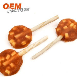 Rawhide Stick and Chicken with Coconut Dice Private Label Dog Treat Manufacturers