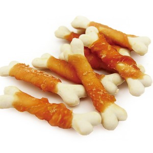 DDC-13 White Calcium Bone Twined by Chicken Dog Treats Manufacturers