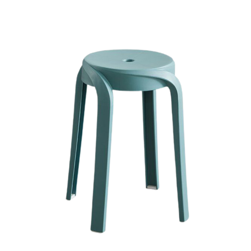 Nordic High Bench Round Stool Chair Featured attēls