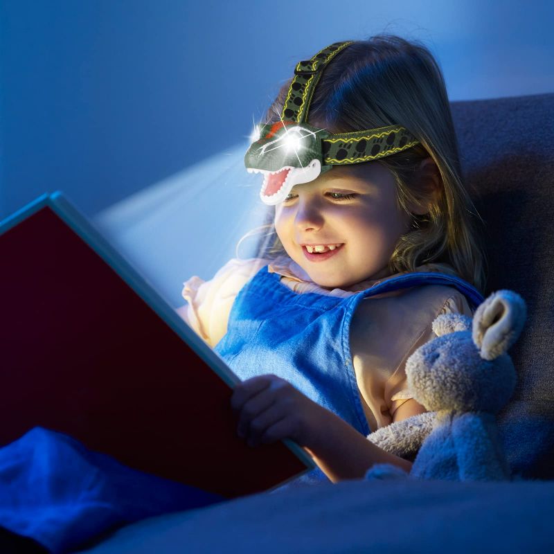 Dinosaur Headlamp T-Rex LED Headlamps foar Kids zaklampen Camping Gear