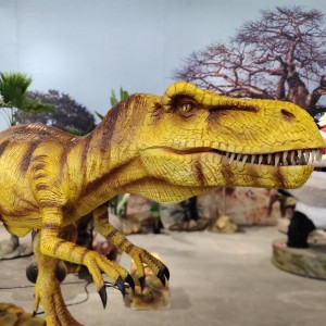 Dino modellutstyr for utstilling