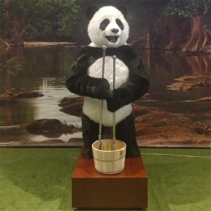 Emeli ýöriteleşdirilen Animatronik kingkong panda Model