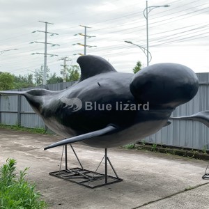 Uus mudel parkidesse Tömbi koonuga delfiin iidne delfiinimudel
