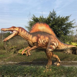 Gwosè lavi segondè Emulation Animatronic Jurassic Dinozò Modèl