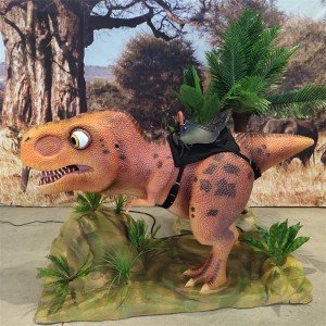 Аттракционы для развлечений в парке динозавров