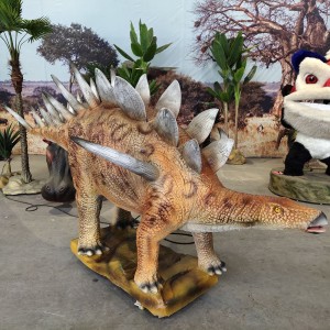 Dinosauro robotikoa-Jolastokiko ekipamendua Kentrosaurus tamaina naturala