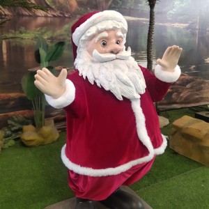 Xemilandina Sersalê Peykerê Santa Claus-a Bi Tevgerên bi mezinahiya jiyanê (CP-36)