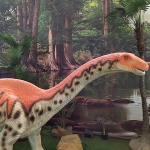 Animatronic δεινόσαυρος σε φυσικό μέγεθος μοντέλο Melanorosaurus προς πώληση (AD-74)
