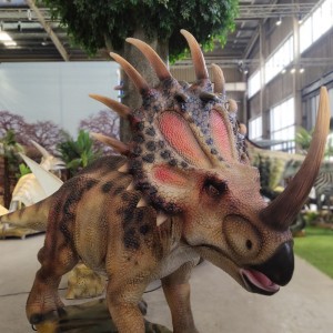 Simulation Mechanical Dinosaur Robot para sa Amusement Park Styracosaurus(AD-69)
