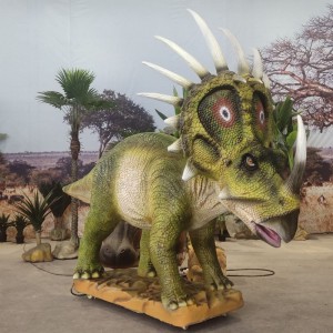 အရည်အသွေးမြင့် အတုအယောင် Animatronic Dinosaur Styracosaurus မော်ဒယ် (AD-68)