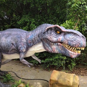 Ukuran nyata Animatronic Dinosaurus Equipment T Rex Modél