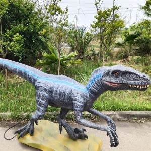 Animatrona Dinosaŭro Velociraptor Modelaj Produktoj (AD-10-15)