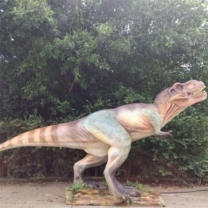 Animatronic dinosaurutstyr i ekte størrelse T Rex-modell