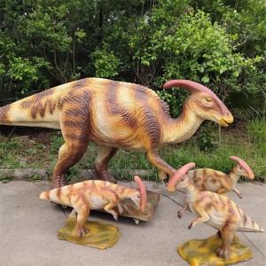 Prodotti modello di dinosauro Animatronic Parasauralepholus