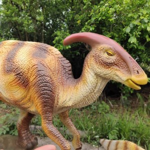 Imikhiqizo ye-Parasauralopholus Animatronic Dinosaur Model