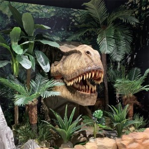 Reāla izmēra animatronic dinozauru aprīkojuma T Rex modelis