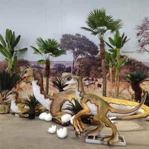Modele animatronicznych dinozaurów jurajskich o wysokiej emulacji naturalnej wielkości