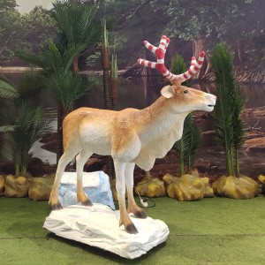 Mga custom na modelo ng Christmas reindeer na mga modelo ng giraffe at mga modelo ng hayop sa kagubatan