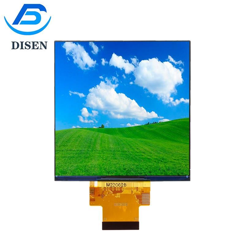 Ecran LCD pătrat, elastic, ultra larg, personalizat, de 4,0 inci. Ecran LCD color TFT