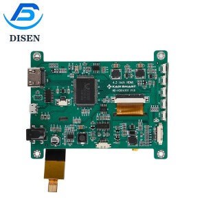 បន្ទះឧបករណ៍បញ្ជា HDMI 4.3 អ៊ីង ជាមួយនឹងអេក្រង់ LCD ប្ដូរតាមបំណង Color TFT LCD Display