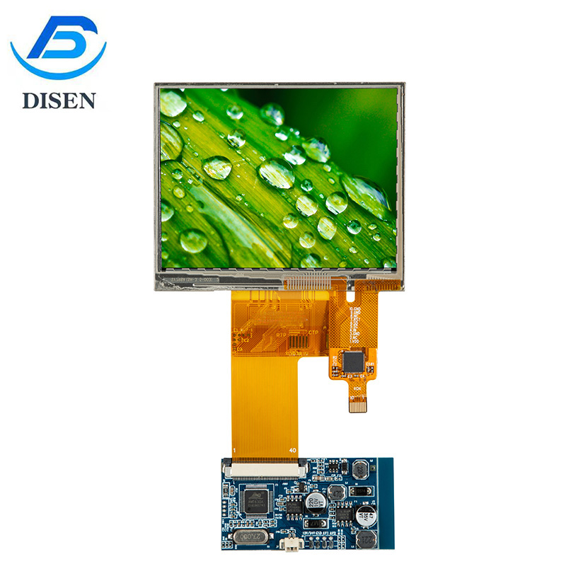 3.5 inch 320×240 standard color TFT LCD na may control panel display