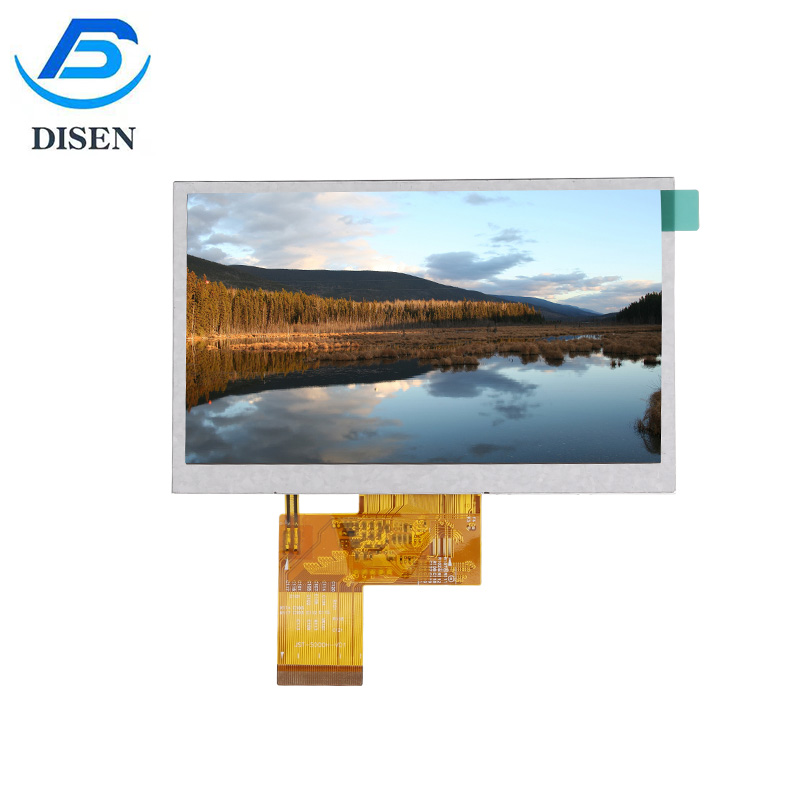 വ്യാവസായിക ഉപകരണങ്ങൾക്കായി 5.0ഇഞ്ച് 800×480 സ്റ്റാൻഡേർഡ് കളർ TFT LCD ഡിസ്പ്ലേ