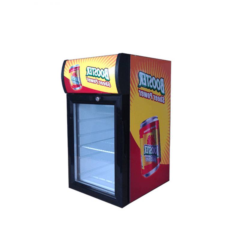China Commercial  Glass Door Refrigerator Beverage Showcase Display Refrigerator Featured Image