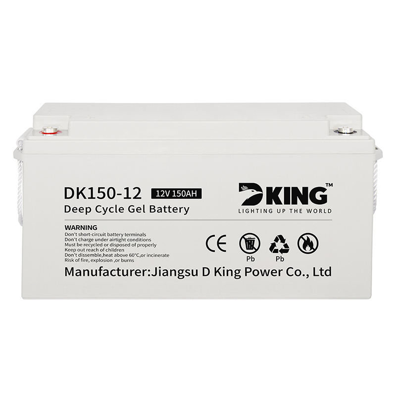 DKGB-12150-12V150AH muhrlangan texnik xizmat ko'rsatilmaydigan jel batareyasi quyosh batareyasi