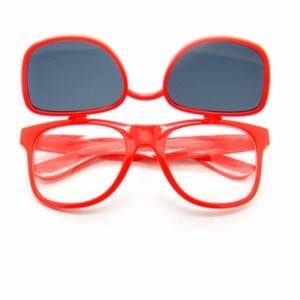 ໂລໂກ້ແບບກຳນົດເອງ Flip up Lenses Promotional Sunglasses