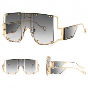 DLL902 Modne sunčane naočale sa metalnim okvirom