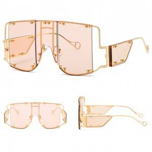 Gafas de sol de moda con montura metálica DLL902