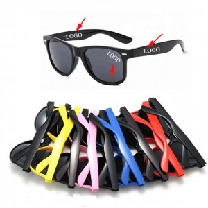 Gafas de sol baratas Logo personalizado UV400 Gafas de sombras promocionais