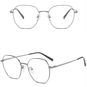 Igbega osunwon 2022 Anti-bulu ina gilaasi Titanium Optical Frame Eyeglas