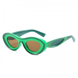 Овальные солнцезащитные очки «кошачий глаз» Vendor Colorful Women Eyeglasses