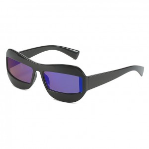 Futuristic Wrap Around Sunglasses Cyber ​​Punk Space Y2K Men Eyeglasses