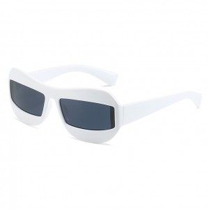 Timfhilleadh Futuristic Timpeall Sunglasses Cyber ​​Punc Space Y2K bhFear spéaclaí