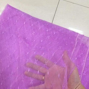 Plum, Stêrk, Dil Design Jacquard Mosquito Net Fabric for Mosquito Net
