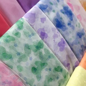 Изготовление дешевой ткани с москитной сеткой с цветной печатью